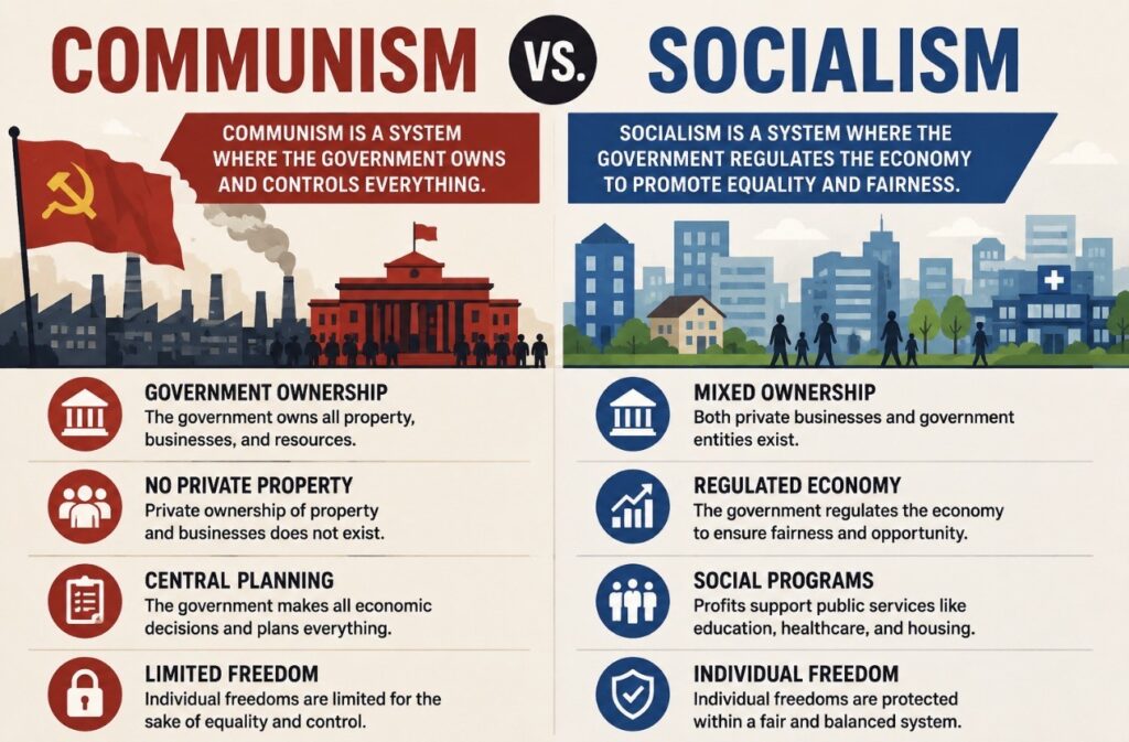 Communism vs. Socialism: What is the difference? f78909b4 eee1 44de 9c8d 5393d0faa95e